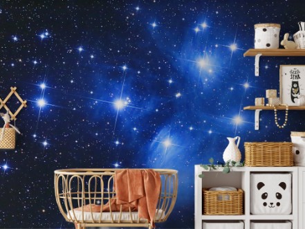 Glistering Night Sky photowallpaper Scandiwall