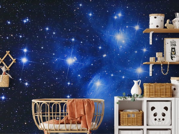 Glistering Night Sky photowallpaper Scandiwall