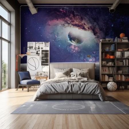 Into the Galaxy photowallpaper Scandiwall