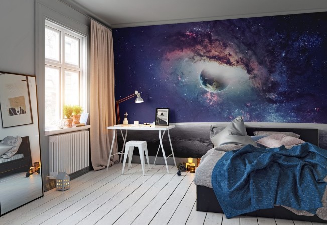 Into the Galaxy photowallpaper Scandiwall