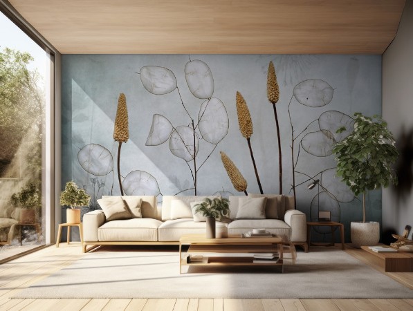 Lunaria photowallpaper Scandiwall