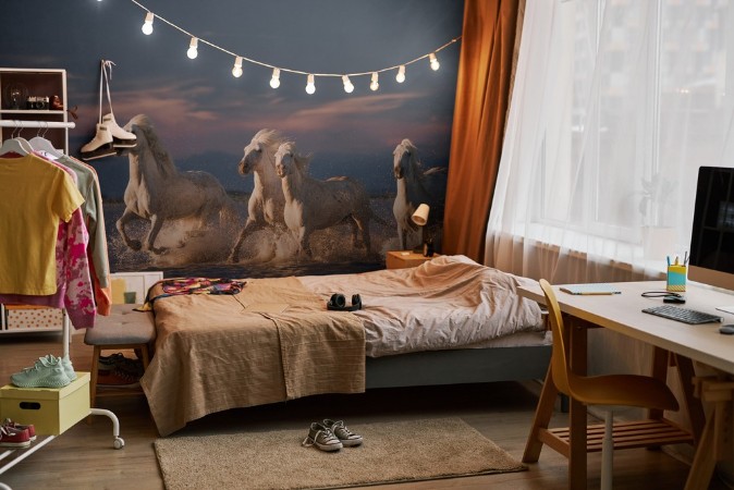 Angels of Camargue photowallpaper Scandiwall