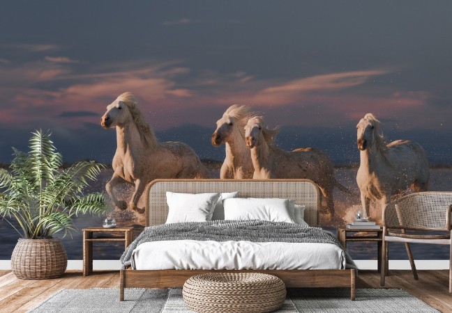 Angels of Camargue photowallpaper Scandiwall