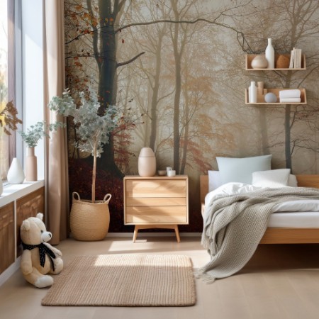 Waiting for the deer. photowallpaper Scandiwall