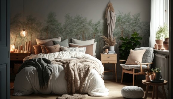 Snow world photowallpaper Scandiwall