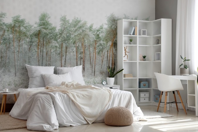 Snow world photowallpaper Scandiwall