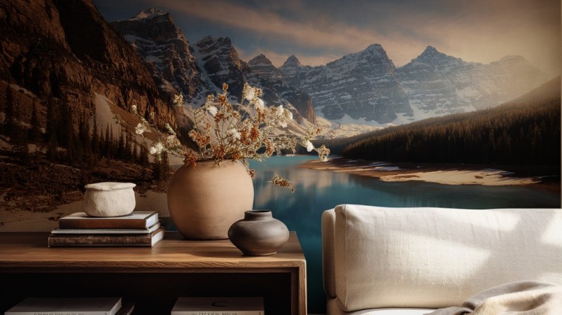 Moraine me. photowallpaper Scandiwall