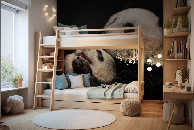 Pandas photowallpaper Scandiwall