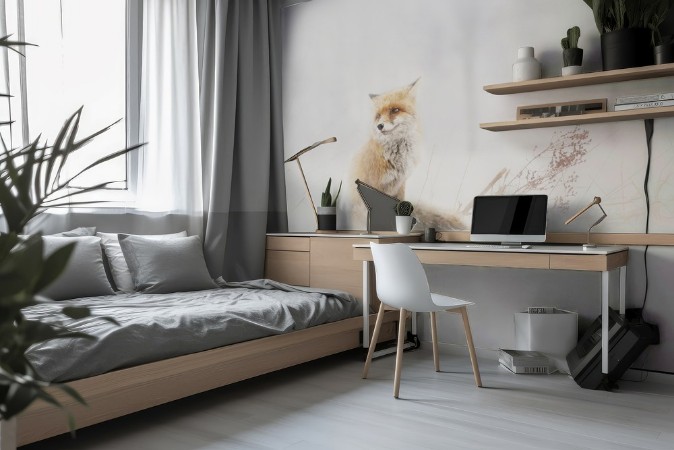 Waiting... photowallpaper Scandiwall