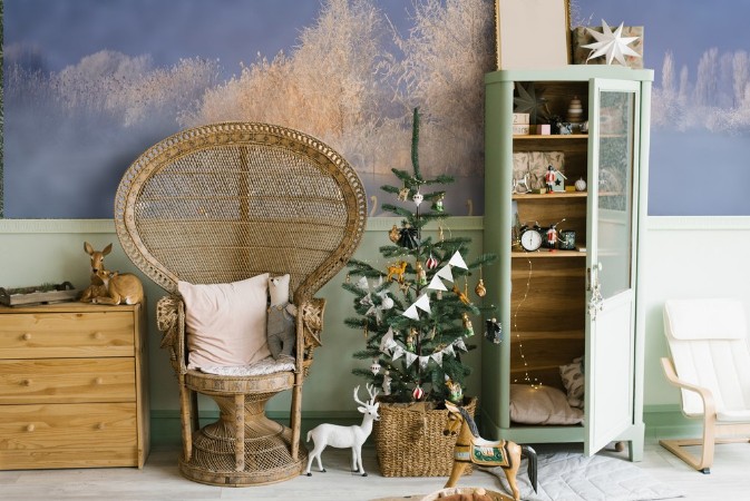 Swan lake photowallpaper Scandiwall