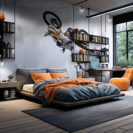 Freestyle Motocross photowallpaper Scandiwall