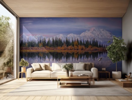 Denali Reflection photowallpaper Scandiwall