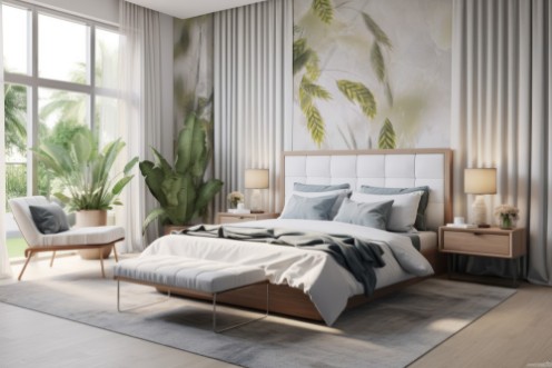 Grass blades photowallpaper Scandiwall