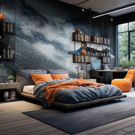 No holding back with Ralph Maho photowallpaper Scandiwall