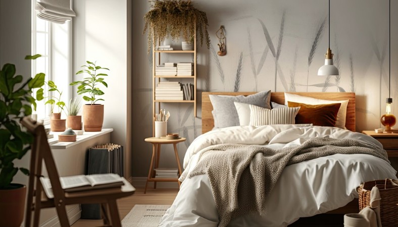 Corn art photowallpaper Scandiwall