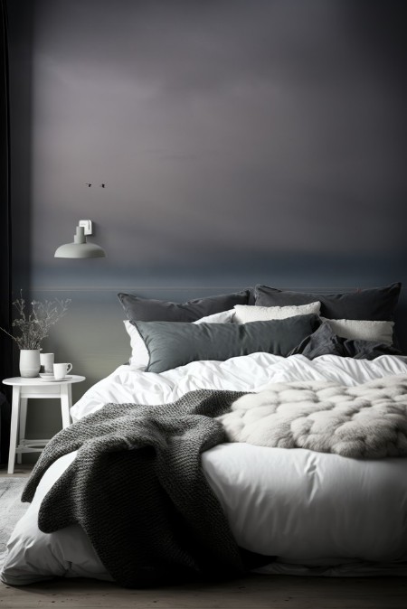 Geese Flight photowallpaper Scandiwall