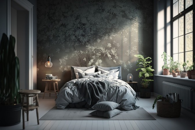 Stars of spring photowallpaper Scandiwall