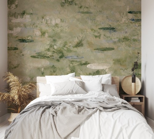 The park pond photowallpaper Scandiwall