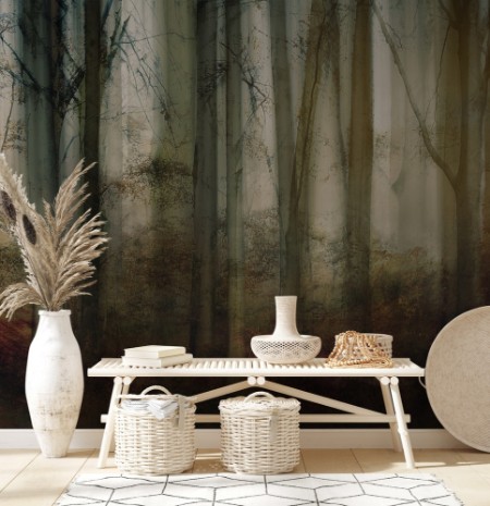 Autumn light photowallpaper Scandiwall