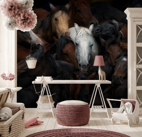 The White Horse photowallpaper Scandiwall