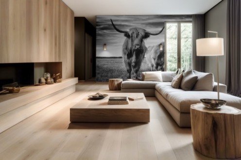 I am the boss photowallpaper Scandiwall