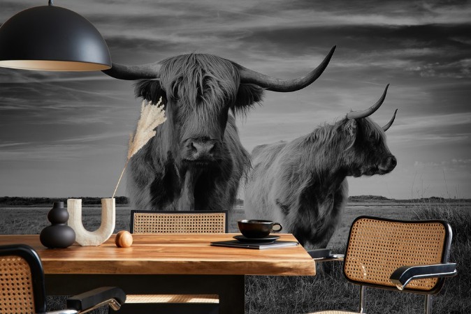 I am the boss photowallpaper Scandiwall