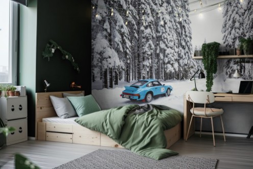 Porsche 911 photowallpaper Scandiwall