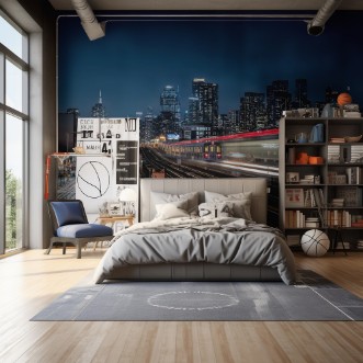 NYC Subway photowallpaper Scandiwall