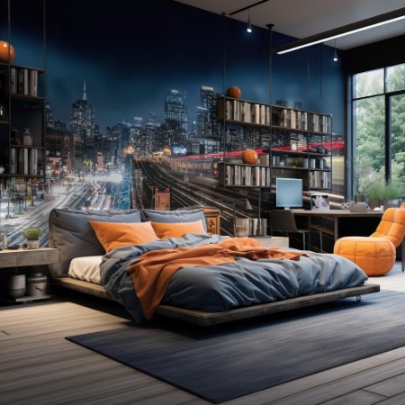 NYC Subway photowallpaper Scandiwall