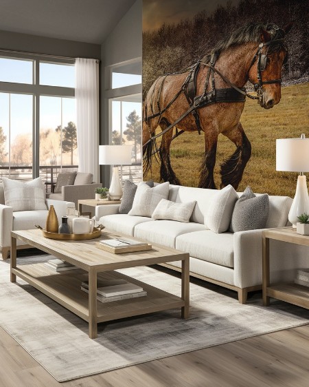 Horse VI photowallpaper Scandiwall