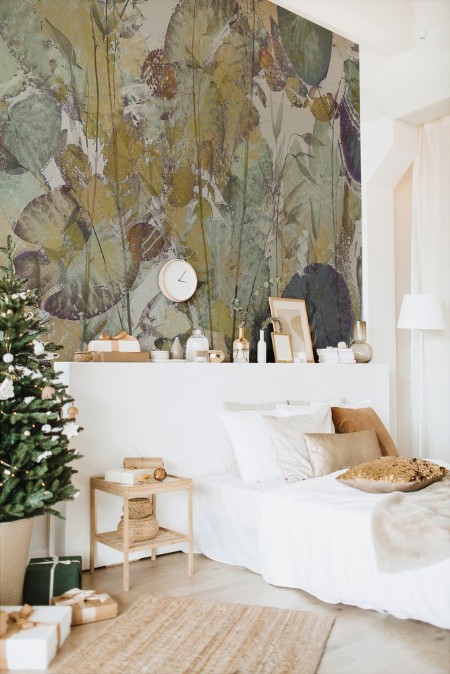 Lily Impression photowallpaper Scandiwall