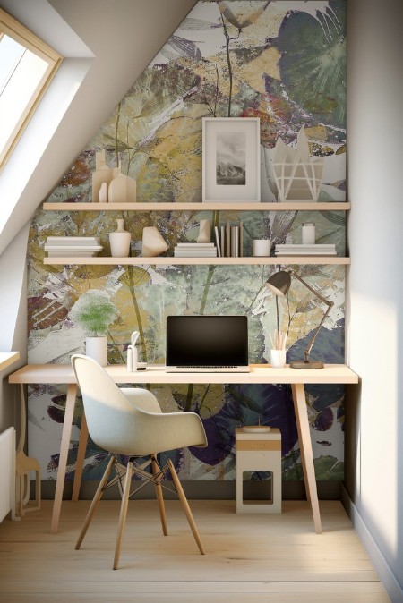 Lily Impression photowallpaper Scandiwall