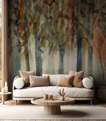 The dark forest photowallpaper Scandiwall