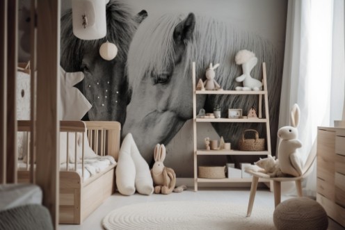 Horse Love photowallpaper Scandiwall