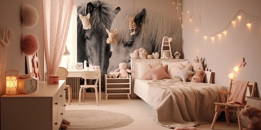 Horse Love photowallpaper Scandiwall