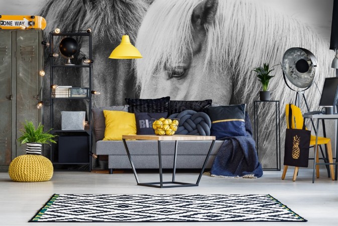 Horse Love photowallpaper Scandiwall