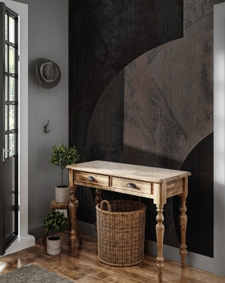 Rusty Shapes photowallpaper Scandiwall