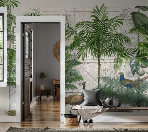 Tropical Empire No 006 photowallpaper Scandiwall