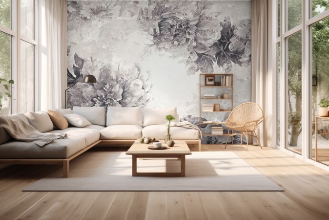 3 2 Flower01xa Hl photowallpaper Scandiwall