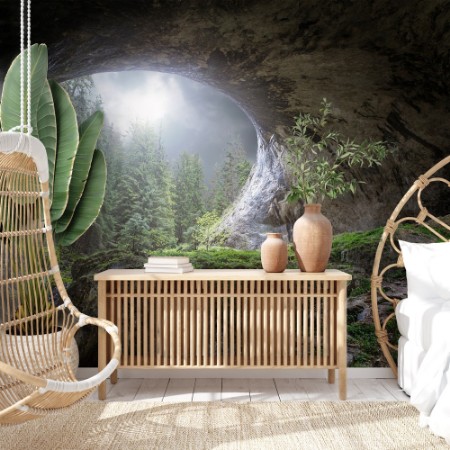 Peek to Heaven photowallpaper Scandiwall