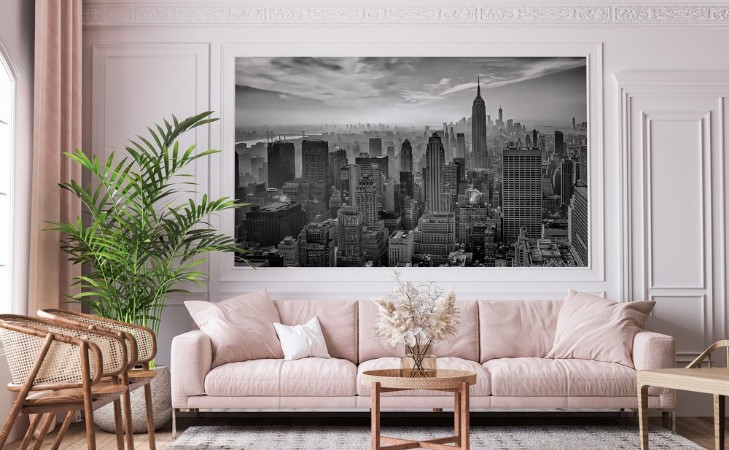 Hazy Gotham photowallpaper Scandiwall