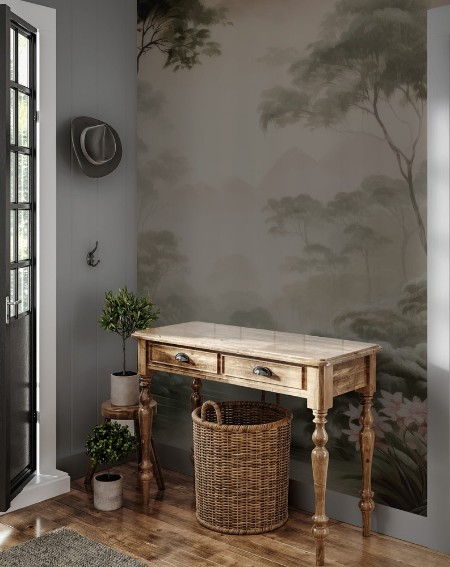 Foggy Morning photowallpaper Wallpassion