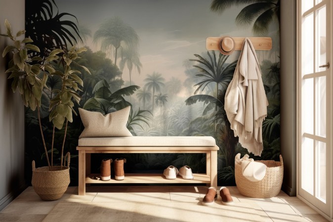 Palmtree Paradise photowallpaper Wallpassion