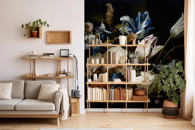 Mottled Flowers photowallpaper Wallpassion