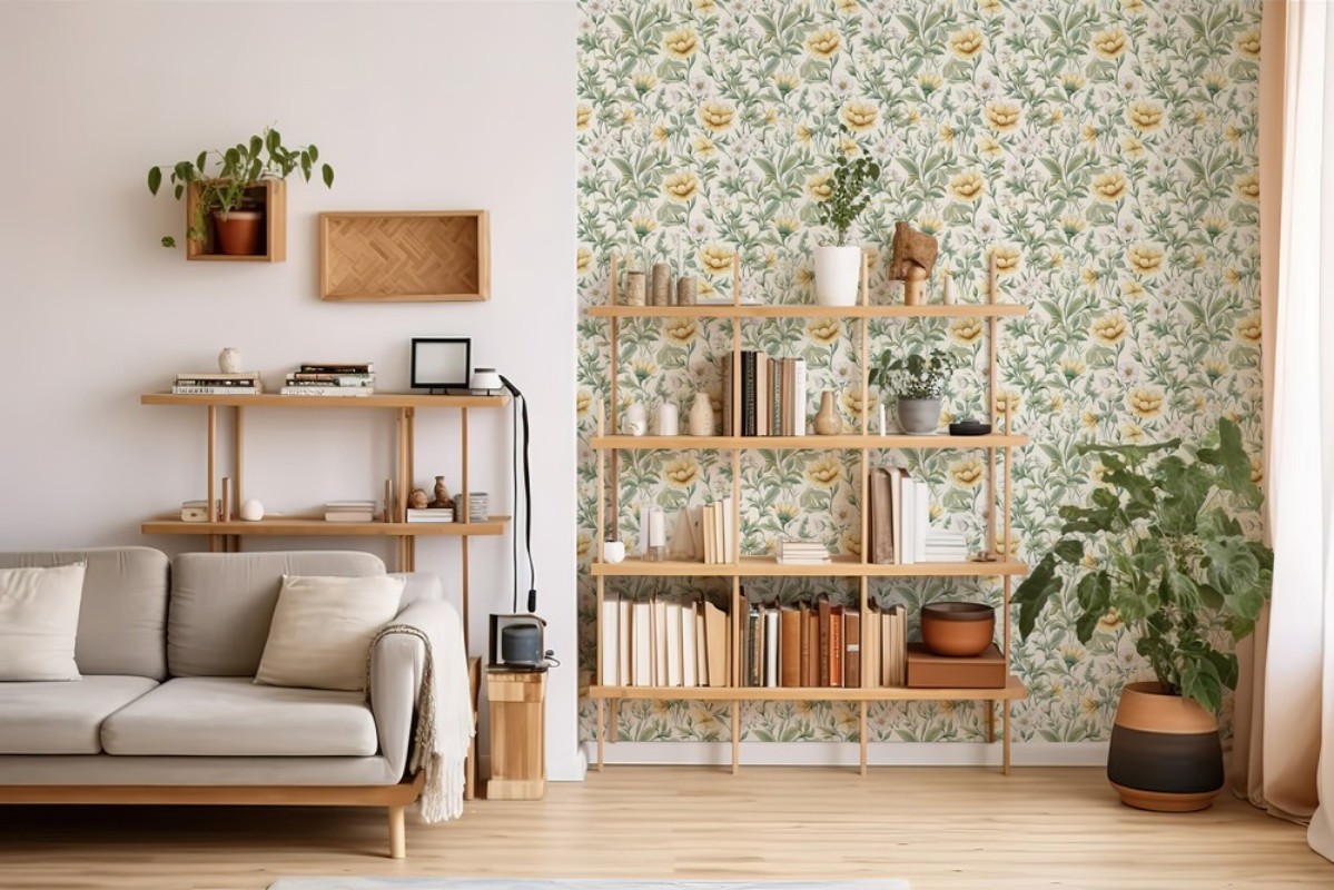 Emma Soft Yellow - 1002602-01 wallpaper Wallpassion