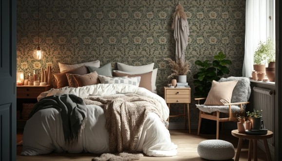 Evelyn Dark Brown - 1002801-01 wallpaper Wallpassion