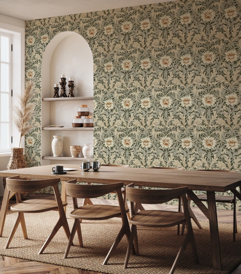 Evelyn Dark Brown - 1002801-01 wallpaper Wallpassion