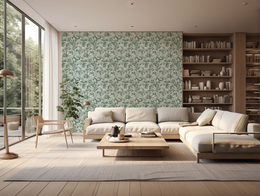 Maria Silver Green - 1003902-01 wallpaper Wallpassion