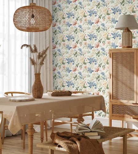 Norah Cream White - 1007803-01 wallpaper Wallpassion