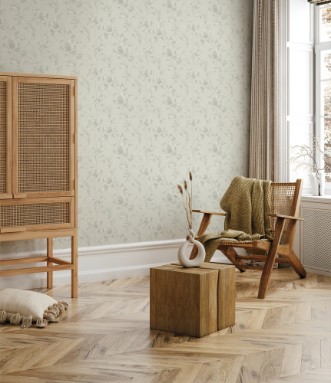 Saskia Sage Green - 1010201-01 wallpaper Wallpassion